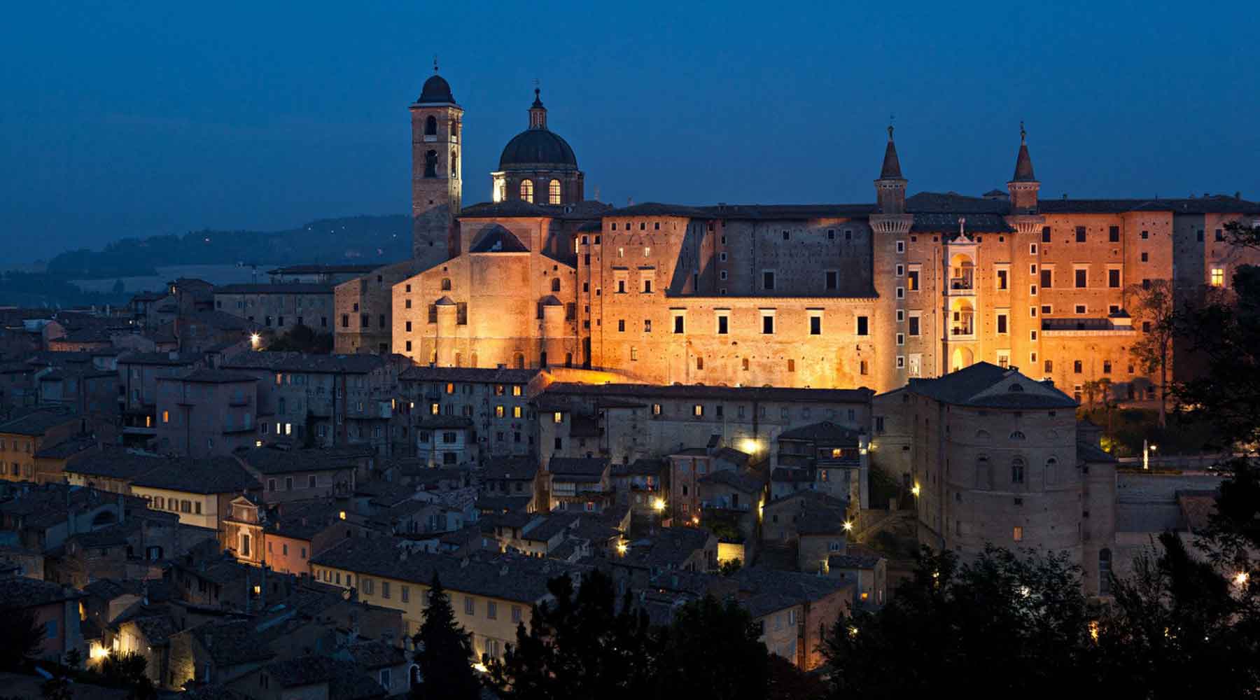 Urbino by night